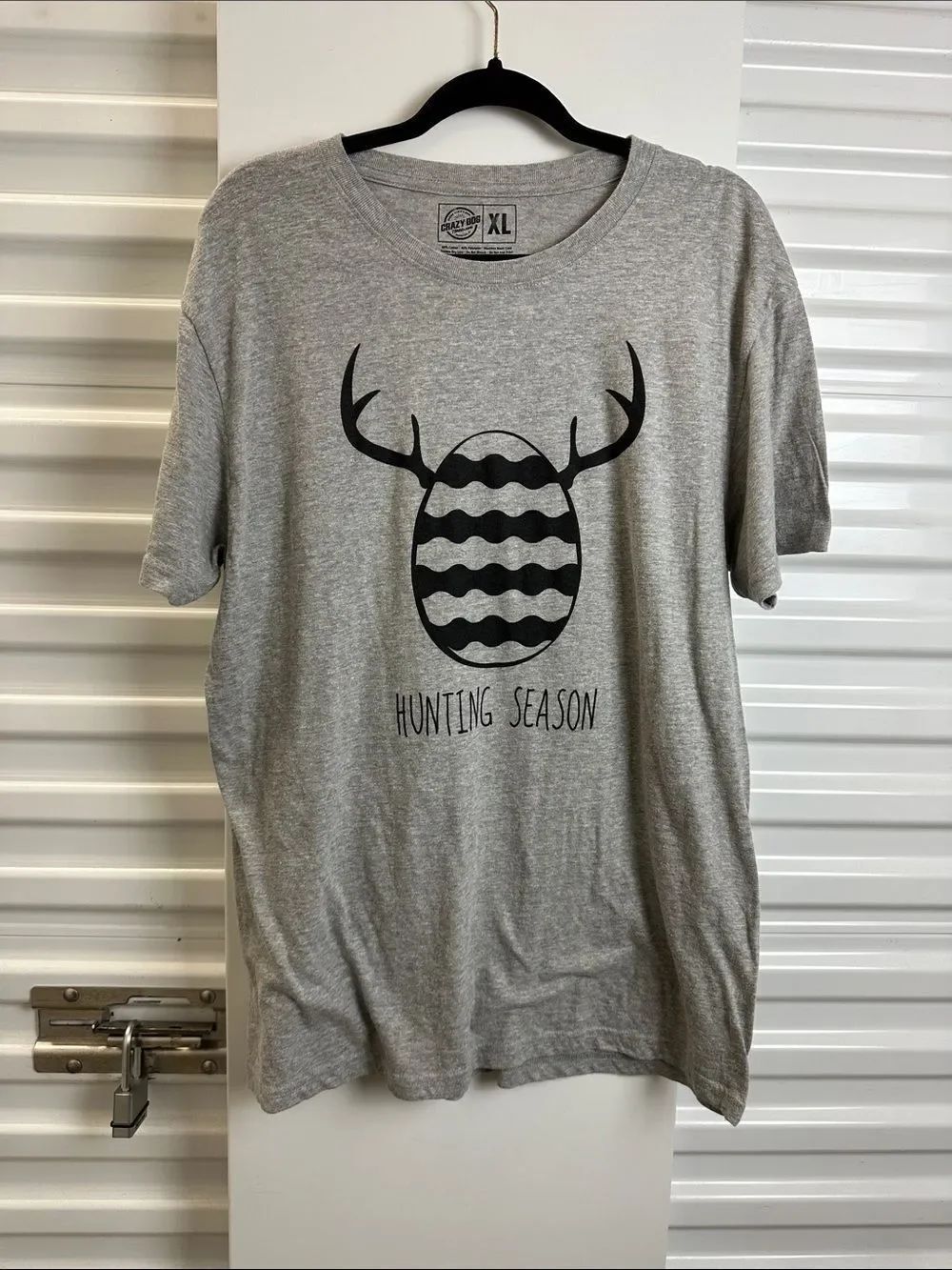Hunting Season Graphic Tee - Gray - XL